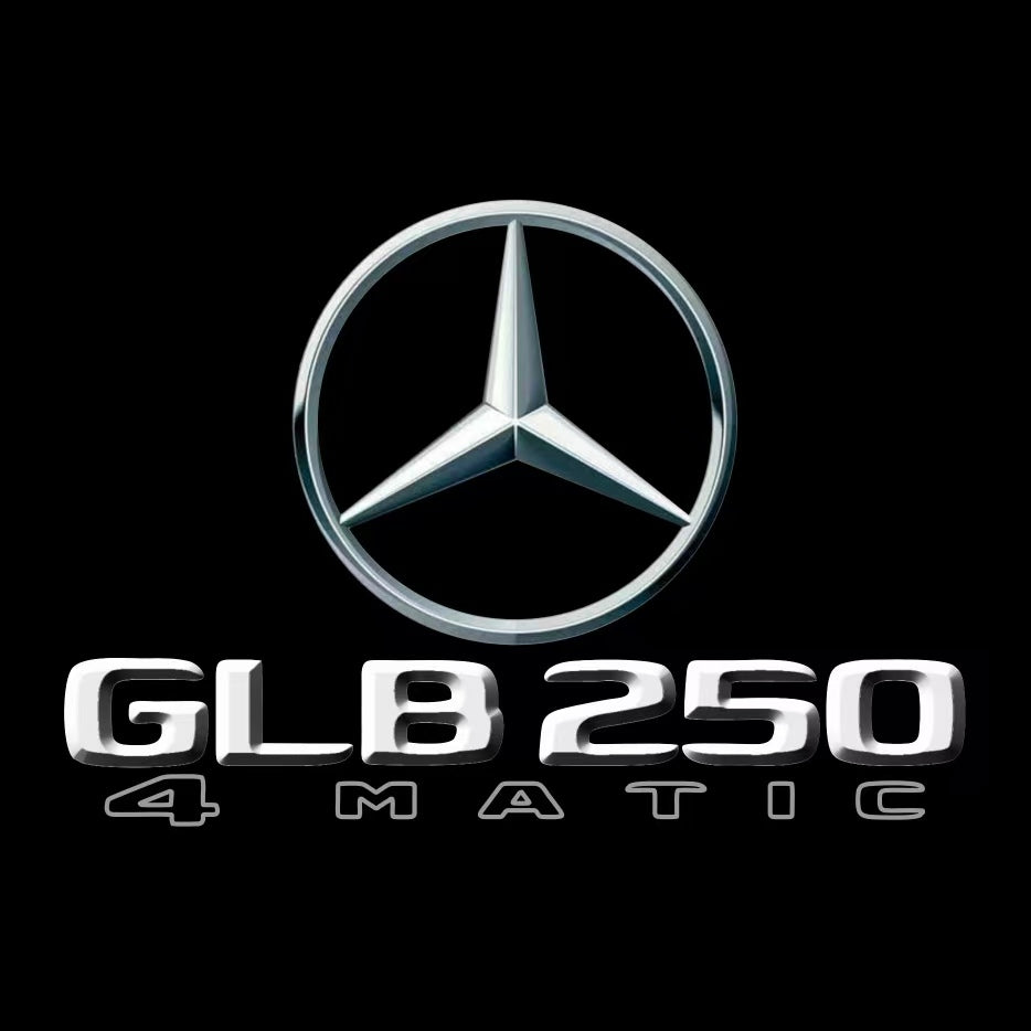 أضواء بروجكتور شعار MERCEDES BENZ رقم 03 (الكمية 1 = 1 مجموعة / 2 أضواء باب)