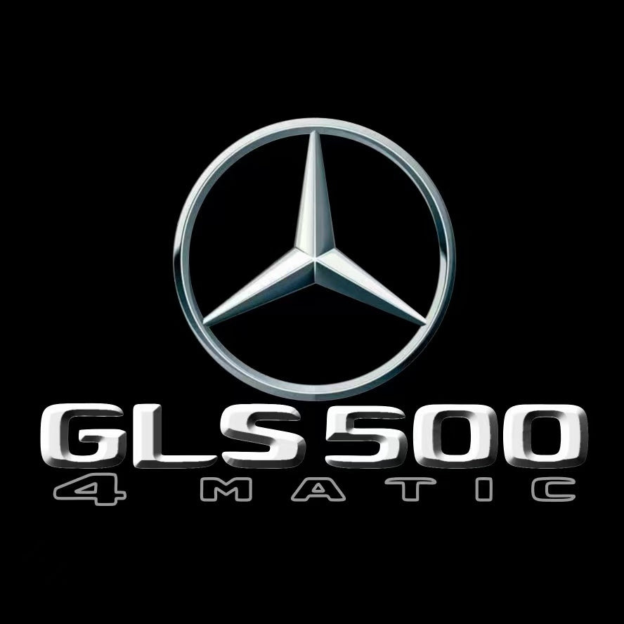 أضواء بروجكتور شعار MERCEDES BENZ رقم 03 (الكمية 1 = 1 مجموعة / 2 أضواء باب)