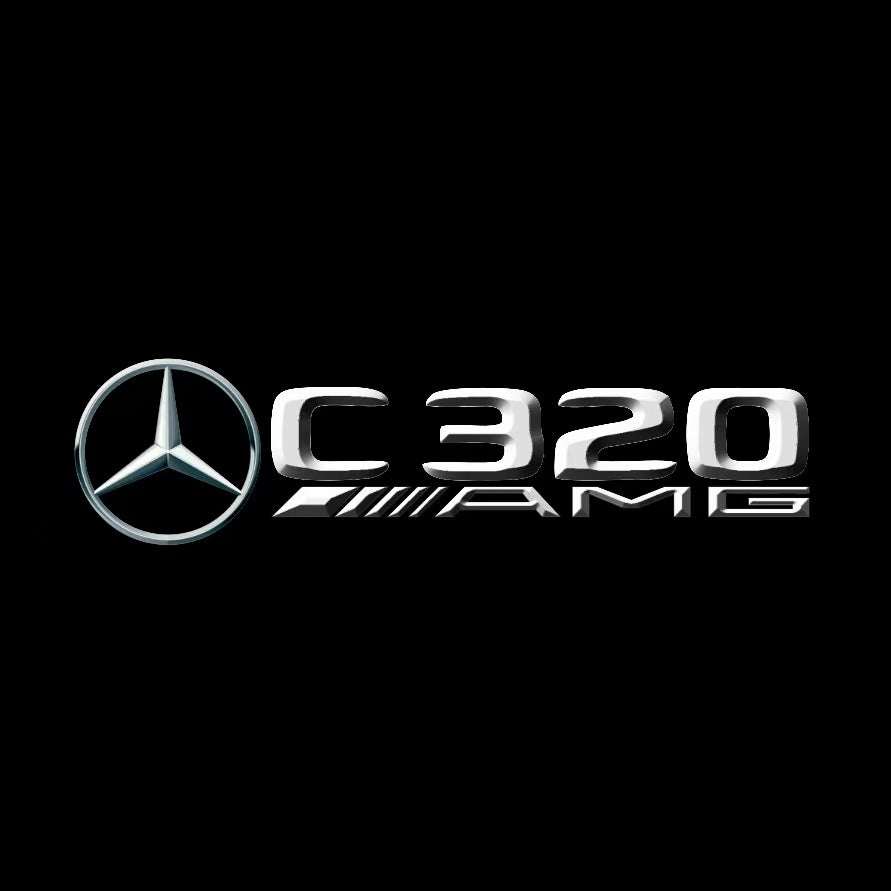 LUCI PROIETTORI LOGO MERCEDES BENZ Nr.03 (quantità 1 = 1 set / 2 luci porta)