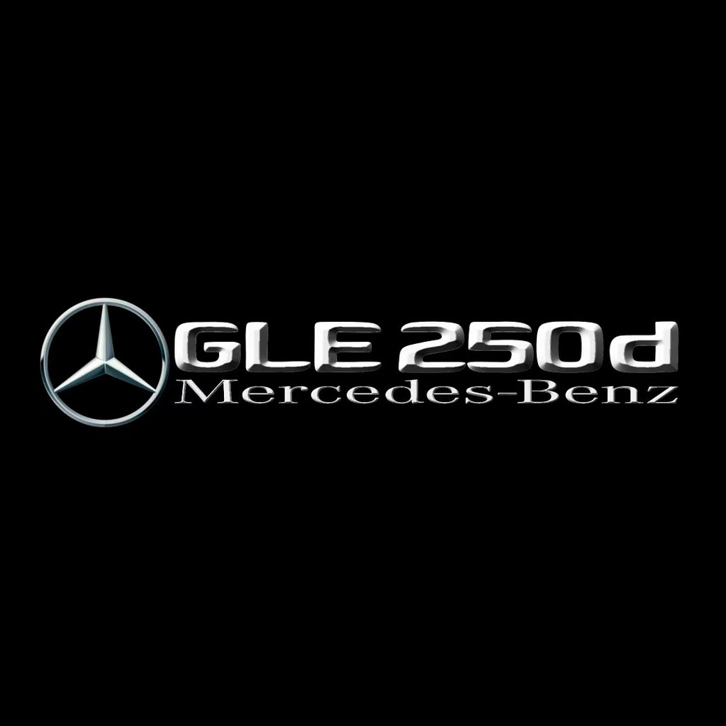 أضواء بروجكتور شعار MERCEDES BENZ رقم 03 (الكمية 1 = 1 مجموعة / 2 أضواء باب)