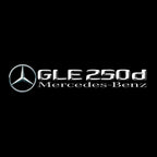 أضواء بروجكتور شعار MERCEDES BENZ رقم 03 (الكمية 1 = 1 مجموعة / 2 أضواء باب)