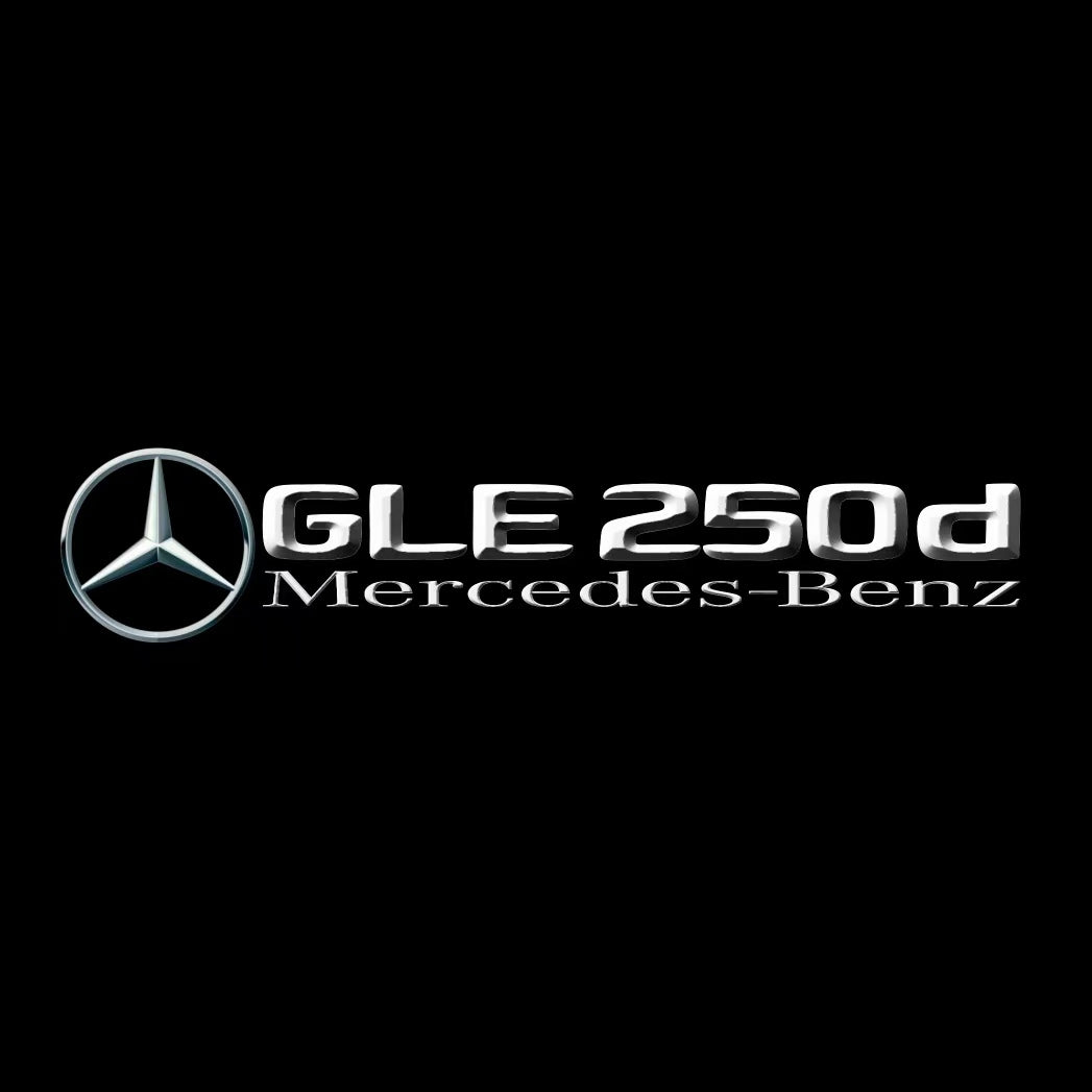 أضواء بروجكتور شعار MERCEDES BENZ رقم 03 (الكمية 1 = 1 مجموعة / 2 أضواء باب)