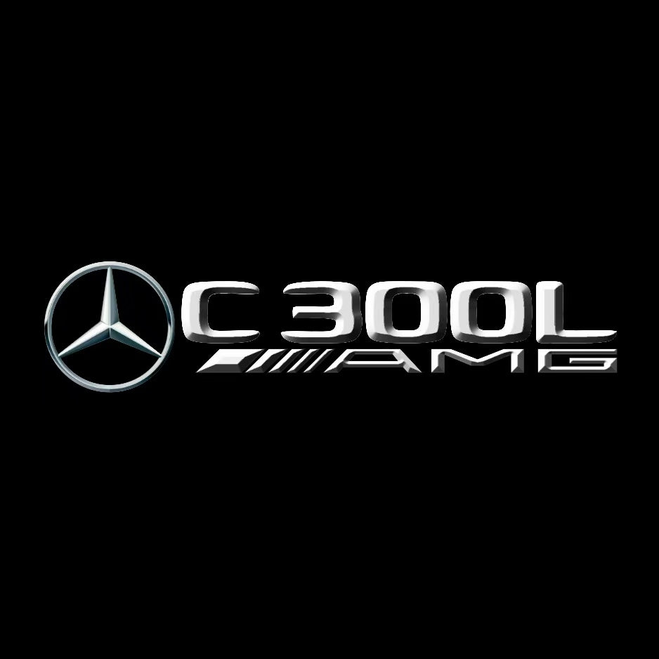 LUCI PROIETTORI LOGO MERCEDES BENZ Nr.03 (quantità 1 = 1 set / 2 luci porta)