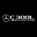 LUCI PROIETTORI LOGO MERCEDES BENZ Nr.03 (quantità 1 = 1 set / 2 luci porta)