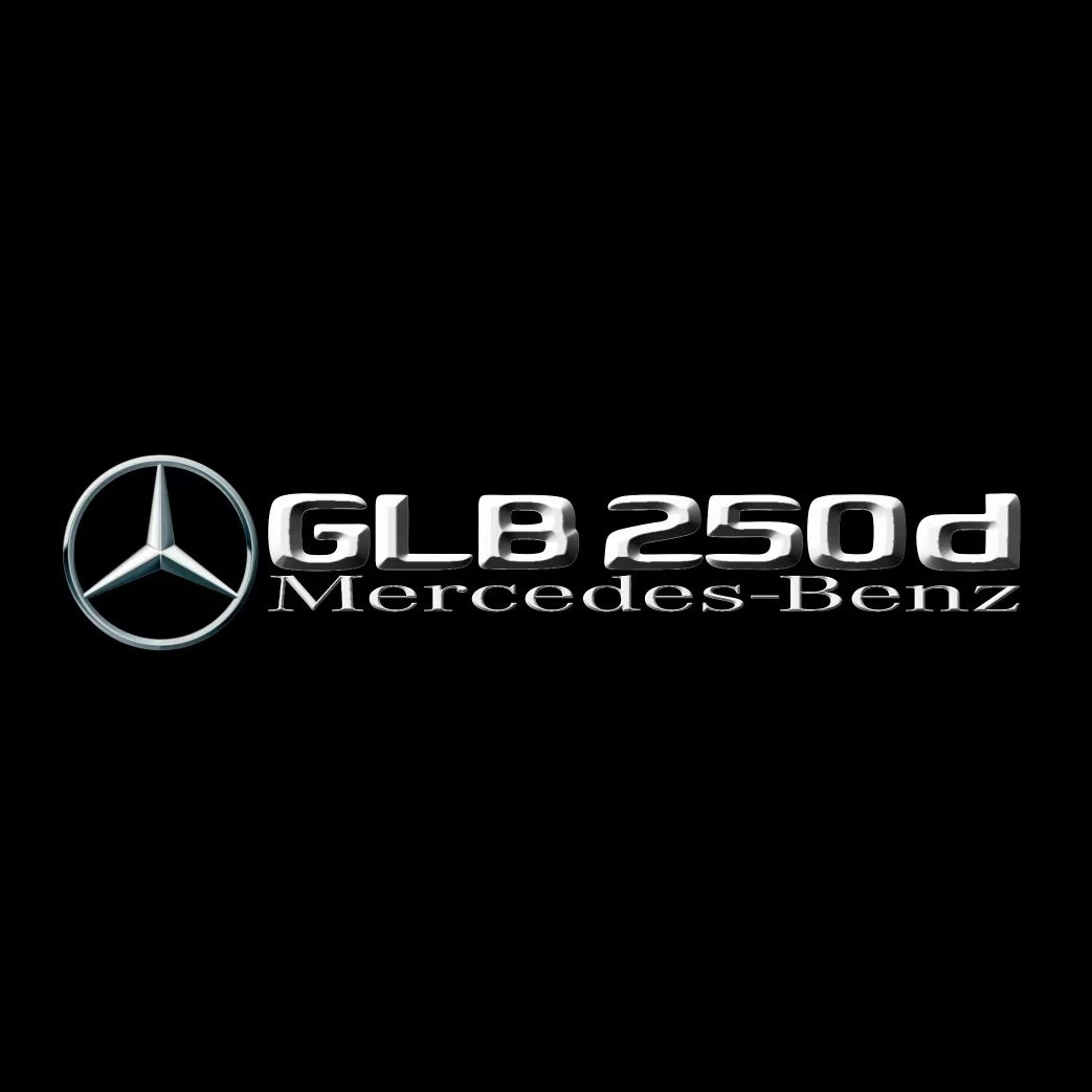 أضواء بروجكتور شعار MERCEDES BENZ رقم 03 (الكمية 1 = 1 مجموعة / 2 أضواء باب)