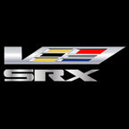 CADILLAC SRX LOGO PROJECTOT LIGHTS Nr.9753 (quantity 1 = 2 Logo Films /2 door lights）