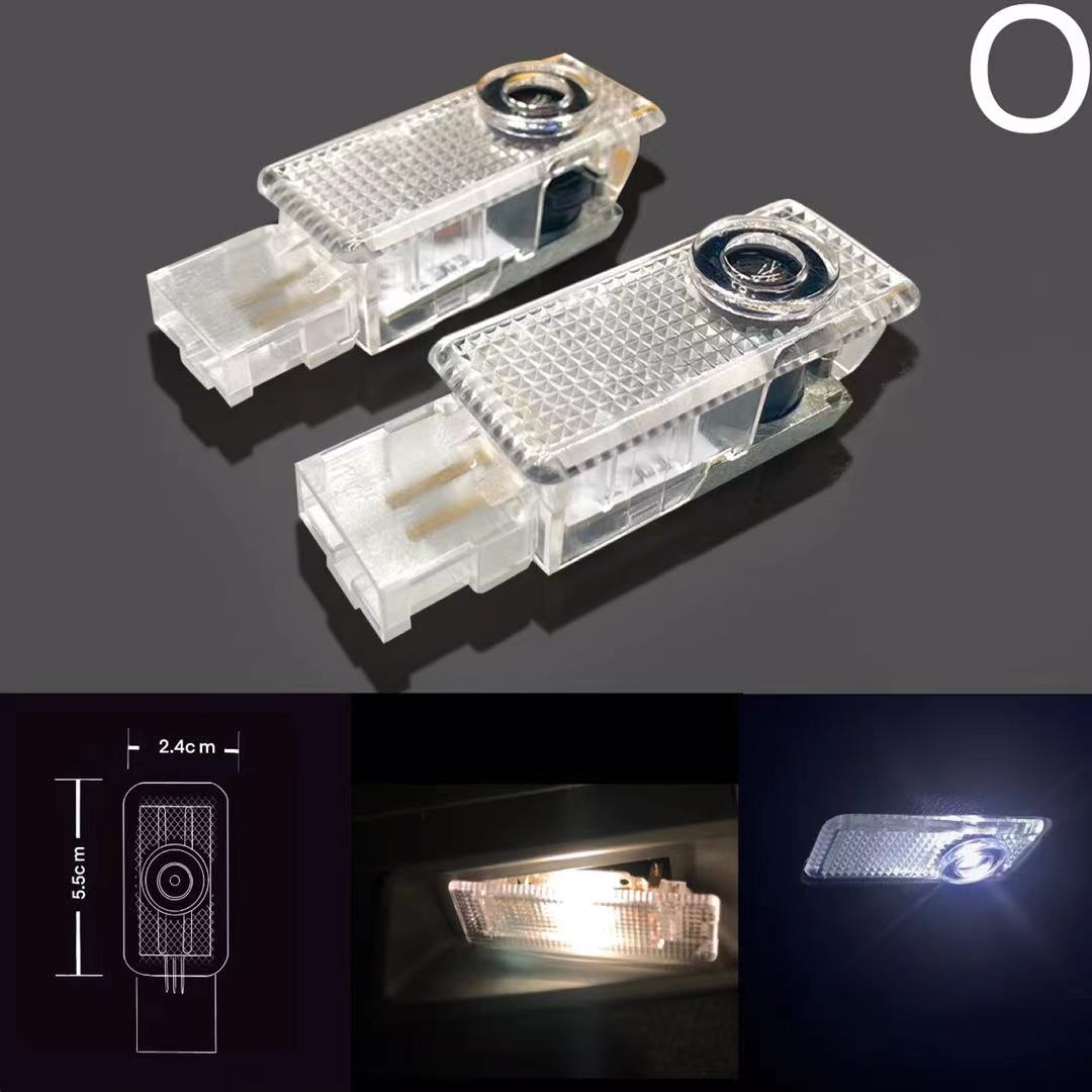 PORSCHE E-Hybrid LOGO PROJECTOT LIGHTS Nr.16 (quantità 1 = 2 Logo Film / 2 luci porta)