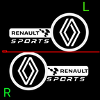 LUCES ABT LOGO PROJECROTR Nr.123 (cantidad 1 = 2 película con logotipo y 2 luces de puerta)