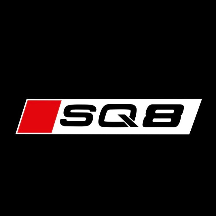 AUDI    SQ8  LOGO PROJECTOT LIGHTS  (quantity 1 = 2 Logo Films /2 door lights）Nr.12B77