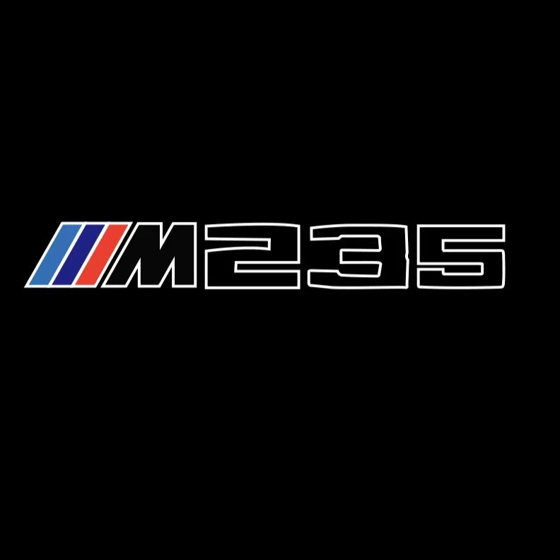 BMW M3 LOGO PROJECTOR LIGHTS Nr.24 (الكمية 1 = 1 مجموعة / 2 أضواء باب)