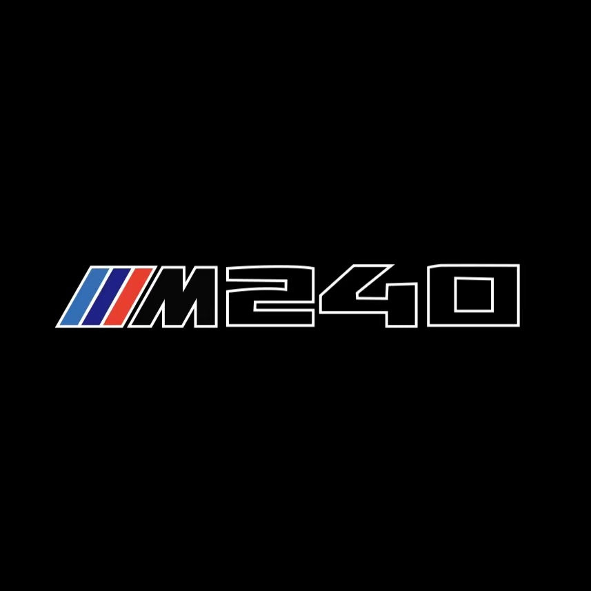 BMW M3 LOGO PROJECTOR LIGHTS Nr.24 (الكمية 1 = 1 مجموعة / 2 أضواء باب)