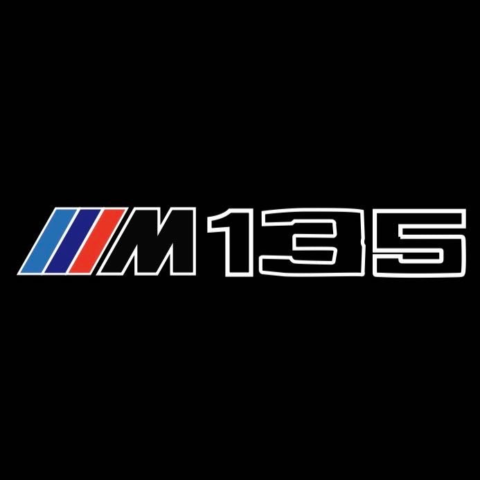 BMW M3 LOGO PROJECTOR LIGHTS Nr.24 (الكمية 1 = 1 مجموعة / 2 أضواء باب)
