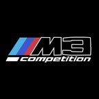 BMW M3 LOGO PROJECTOR LIGHTS Nr.24 (الكمية 1 = 1 مجموعة / 2 أضواء باب)