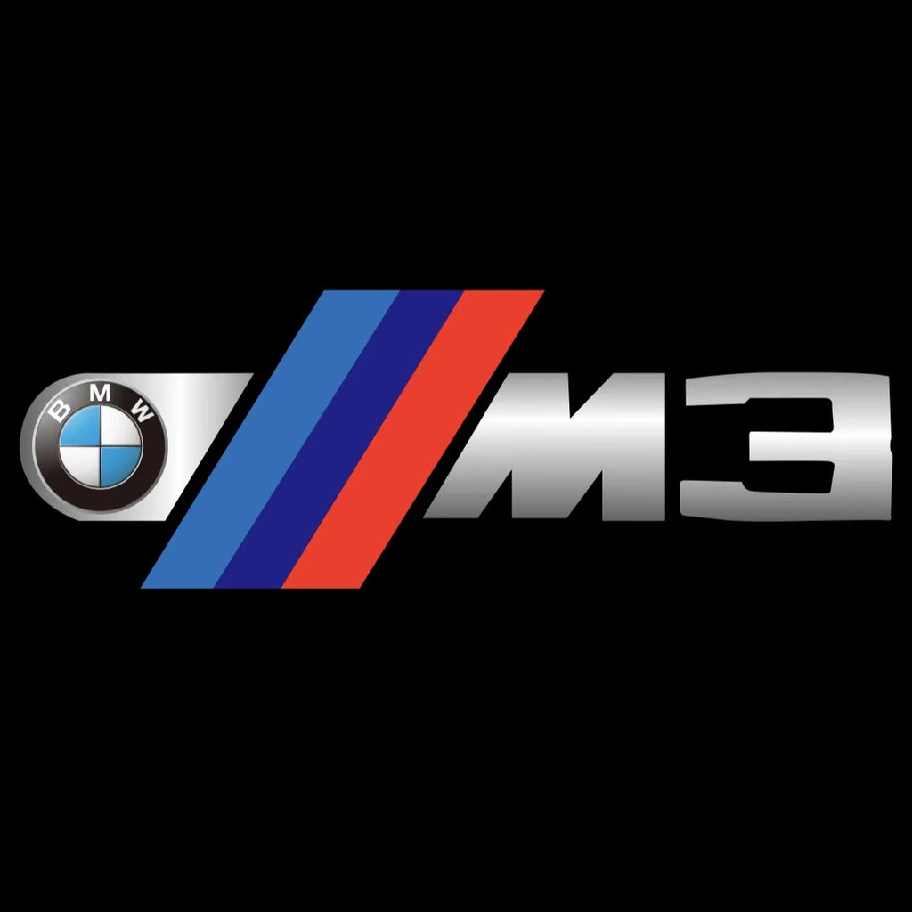BMW M3 LOGO PROJECTOR LIGHTS Nr.24 (الكمية 1 = 1 مجموعة / 2 أضواء باب)