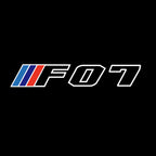 ÉCLAIRAGE DE PROJECTEUR BMW M3 LOGO Nr.24 (quantité 1 = 1 jeux / 2 feux de porte)