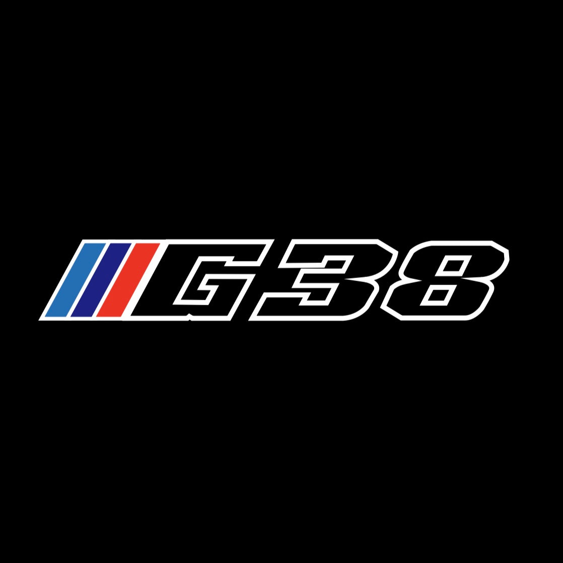 ÉCLAIRAGE DE PROJECTEUR BMW M3 LOGO Nr.24 (quantité 1 = 1 jeux / 2 feux de porte)