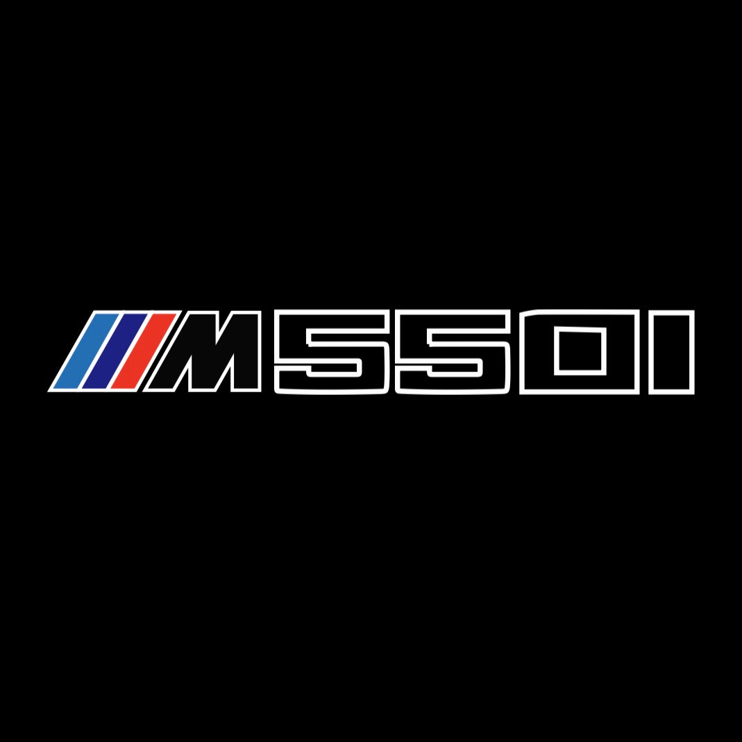 ÉCLAIRAGE DE PROJECTEUR BMW M3 LOGO Nr.24 (quantité 1 = 1 jeux / 2 feux de porte)