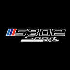 BMW M3 LOGO PROJECTOR LIGHTS Nr.24 (الكمية 1 = 1 مجموعة / 2 أضواء باب)