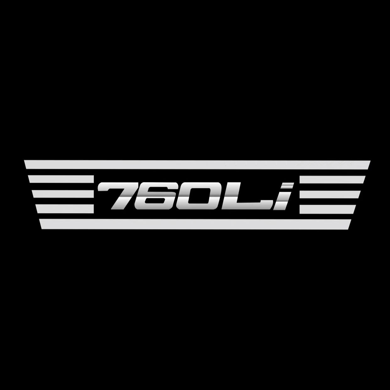 ÉCLAIRAGE DE PROJECTEUR BMW M3 LOGO Nr.24 (quantité 1 = 1 jeux / 2 feux de porte)