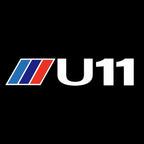 ÉCLAIRAGE DE PROJECTEUR BMW M3 LOGO Nr.24 (quantité 1 = 1 jeux / 2 feux de porte)