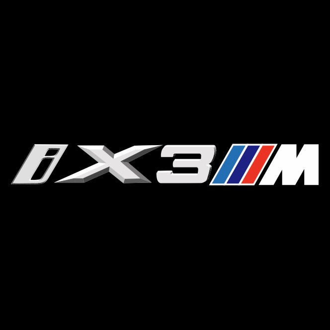 ÉCLAIRAGE DE PROJECTEUR BMW M3 LOGO Nr.24 (quantité 1 = 1 jeux / 2 feux de porte)