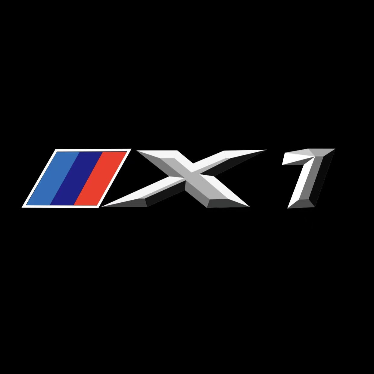 ÉCLAIRAGE DE PROJECTEUR BMW M3 LOGO Nr.24 (quantité 1 = 1 jeux / 2 feux de porte)