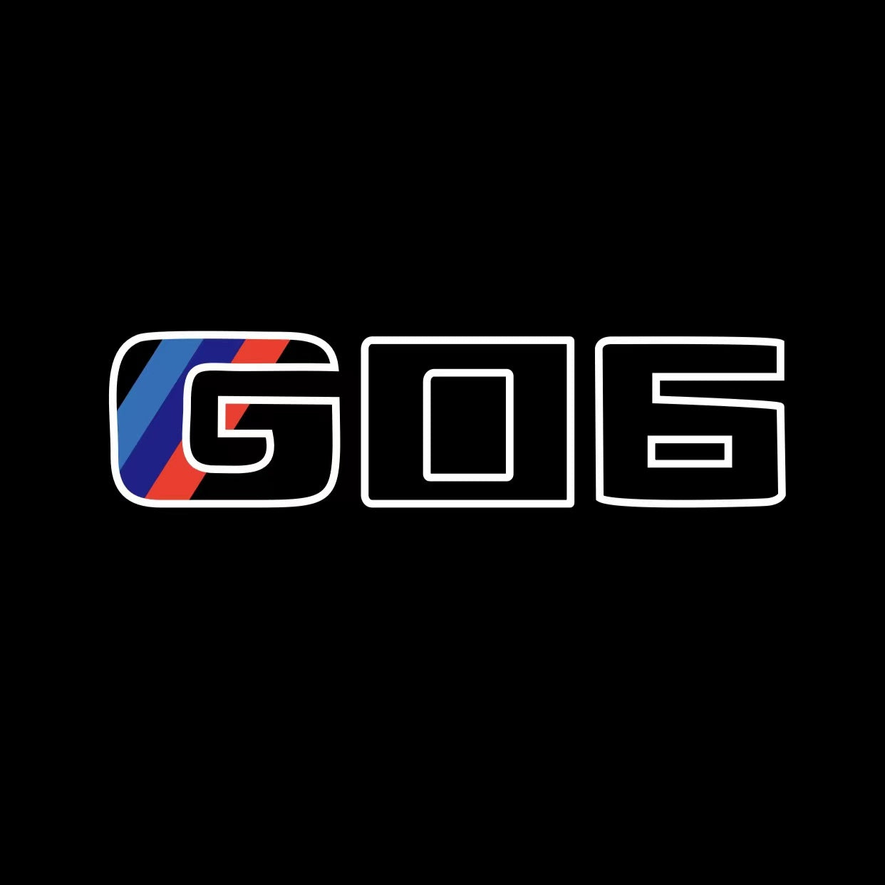 ÉCLAIRAGE DE PROJECTEUR BMW M3 LOGO Nr.24 (quantité 1 = 1 jeux / 2 feux de porte)