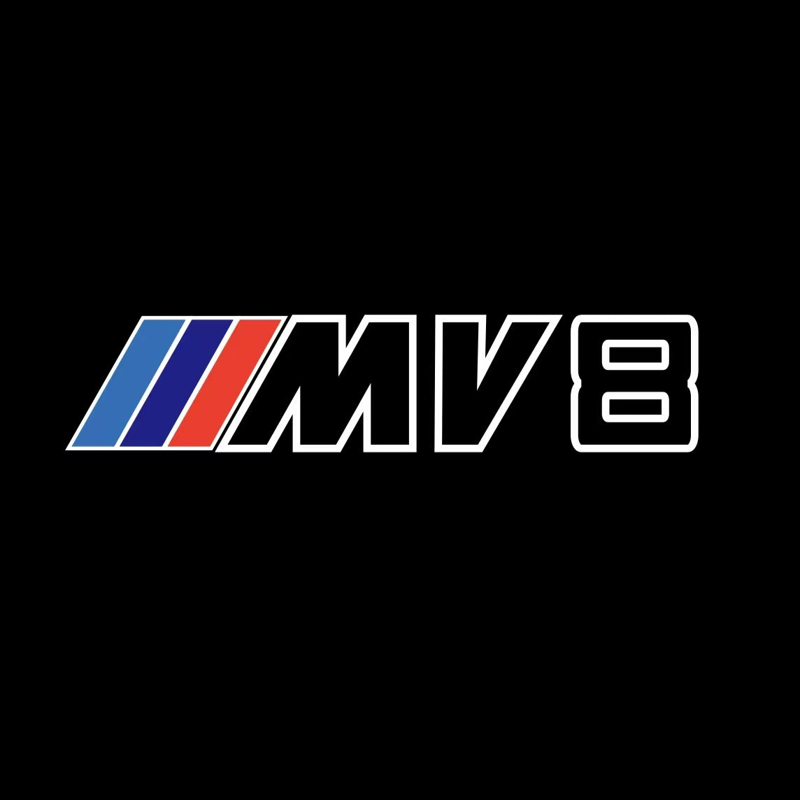 BMW M3 LOGO PROJECTOR LIGHTS Nr.24 (الكمية 1 = 1 مجموعة / 2 أضواء باب)