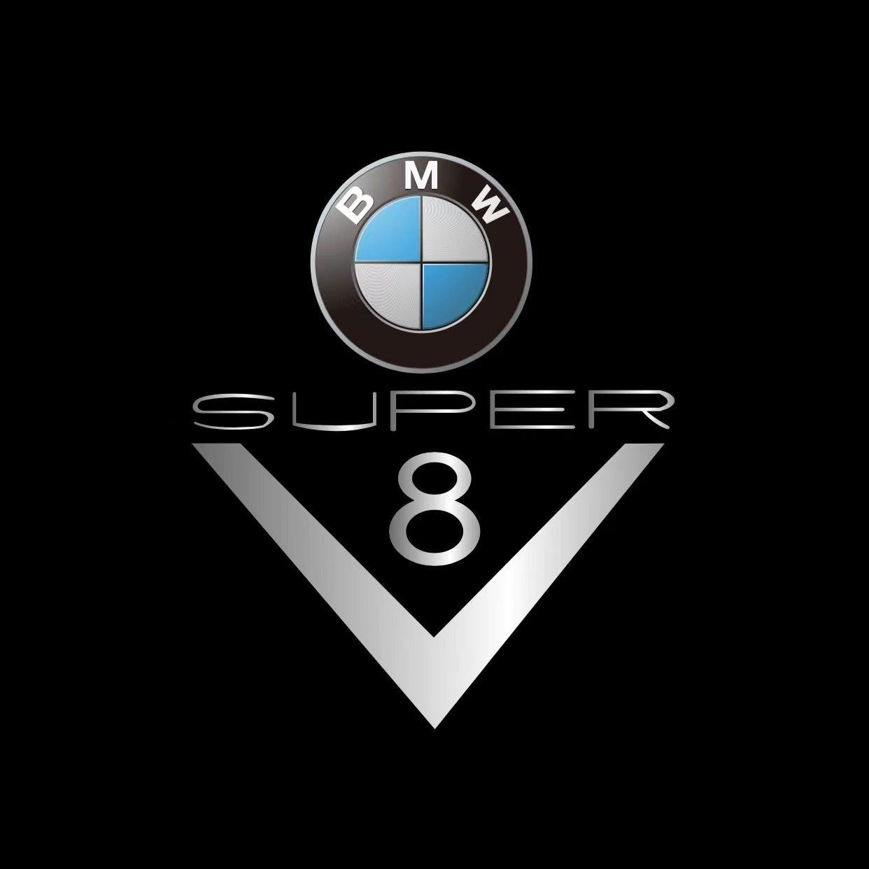 BMW M3 LOGO PROJECTOR LIGHTS Nr.24 (الكمية 1 = 1 مجموعة / 2 أضواء باب)