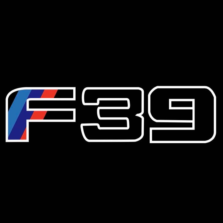 ÉCLAIRAGE DE PROJECTEUR BMW M3 LOGO Nr.24 (quantité 1 = 1 jeux / 2 feux de porte)