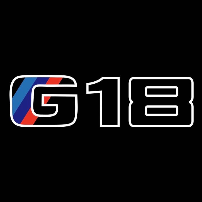 BMW M3 LOGO PROJECTOR LIGHTS Nr.24 (الكمية 1 = 1 مجموعة / 2 أضواء باب)