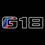 BMW M3 LOGO PROJECTOR LIGHTS Nr.24 (الكمية 1 = 1 مجموعة / 2 أضواء باب)