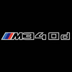 BMW M3 LOGO PROJECTOR LIGHTS Nr.24 (الكمية 1 = 1 مجموعة / 2 أضواء باب)