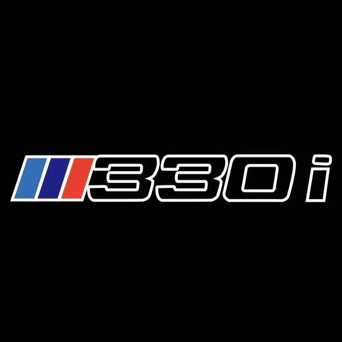 BMW M3 LOGO PROJECTOR LIGHTS Nr.24 (الكمية 1 = 1 مجموعة / 2 أضواء باب)