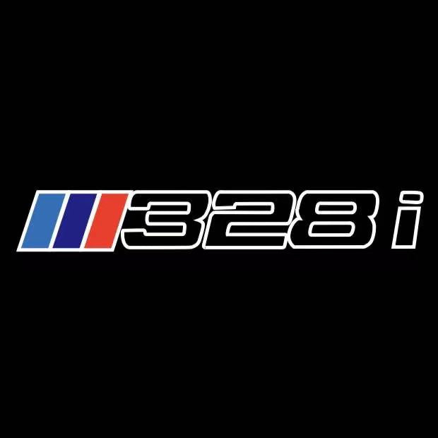BMW M3 LOGO PROJECTOR LIGHTS Nr.24 (الكمية 1 = 1 مجموعة / 2 أضواء باب)