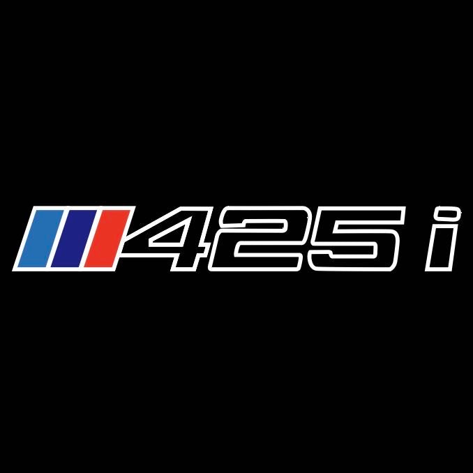 BMW M3 LOGO PROJECTOR LIGHTS Nr.24 (الكمية 1 = 1 مجموعة / 2 أضواء باب)