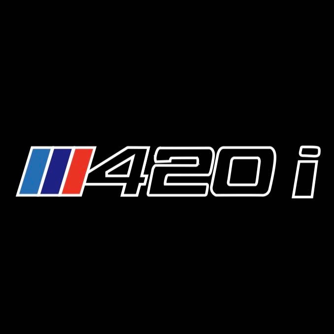 BMW M3 LOGO PROJECTOT LIGHTS Nr.24 (Menge 1 = 1 Sets/2 Türleuchten)