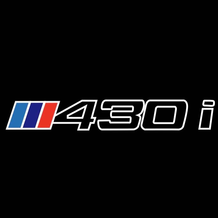 BMW M3 LOGO PROJECTOR LIGHTS Nr.24 (الكمية 1 = 1 مجموعة / 2 أضواء باب)