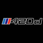 BMW M3 LOGO PROJECTOR LIGHTS Nr.24 (الكمية 1 = 1 مجموعة / 2 أضواء باب)