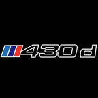 BMW M3 LOGO PROJECTOT LIGHTS Nr.24 (quantità 1 = 1 set/2 luci porta)