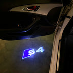 AUDI LOGO PROJECTOT LIGHTS Nr.125 (Menge 1 = 2 Logo Films / 2 Türlichter）