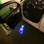 AUDI LOGO PROJECTOT LIGHTS Nr.125 (Menge 1 = 2 Logo Films / 2 Türlichter）