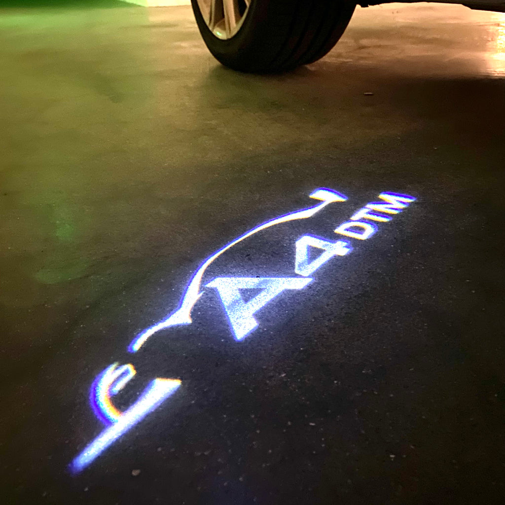 AUDI LOGO PROJECT LIGHTS Nr.120 (quantità 1= 2 Logo Films /2 porta luci）