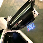 AUDI LOGO PROJECTOT LIGHTS Nr.120 (Menge 1 = 2 Logofolien /2 Türleuchten)