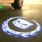AUDI LOGO PROJECTOT LIGHTS Nr.19 (الكمية 1 = 2 Logo Films /2 أضواء الباب)