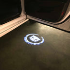 AUDI LOGO PROJECTOT LIGHTS Nr.19 (الكمية 1 = 2 Logo Films /2 أضواء الباب)