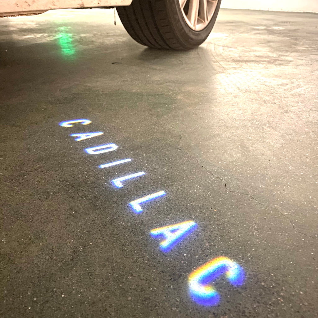 AUDI LOGO PROJECTOT LIGHTS Nr.19 (quantité 1 = 2 Logo Films /2 feux de porte)