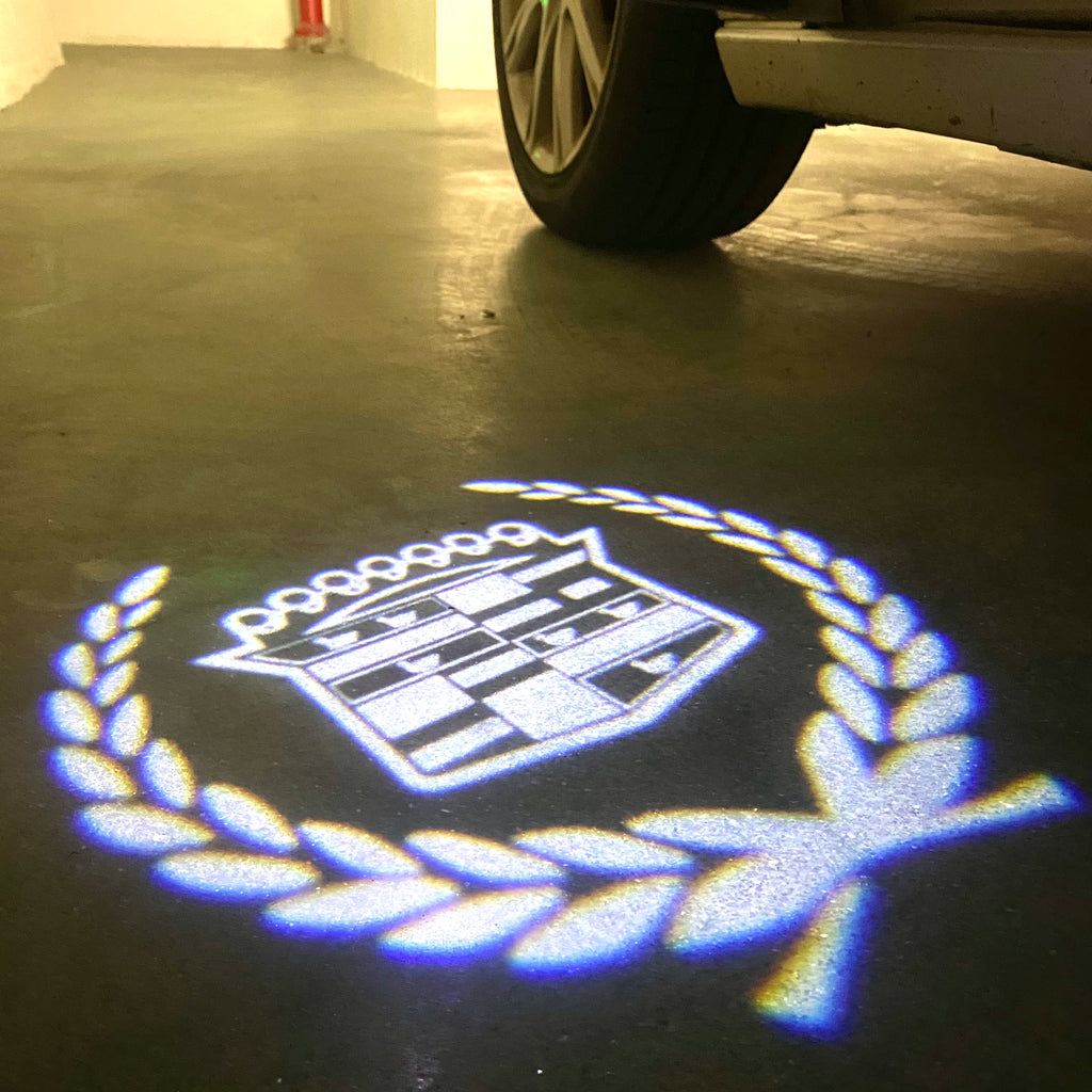 AUDI LOGO PROJECTOT LIGHTS Nr.19 (Menge 1 = 2 Logo Folien /2 Türleuchten)