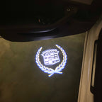 AUDI LOGO PROJECTOT LIGHTS Nr.19 (Menge 1 = 2 Logo Folien /2 Türleuchten)