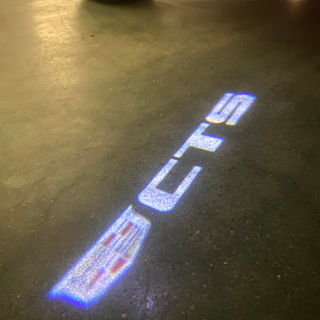 AUDI LOGO PROJECTOT LIGHTS Nr.19 (quantité 1 = 2 Logo Films /2 feux de porte)